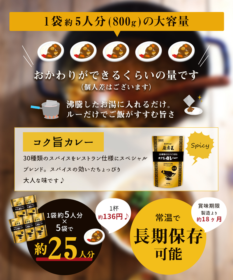 コク旨カレー商品ページ②